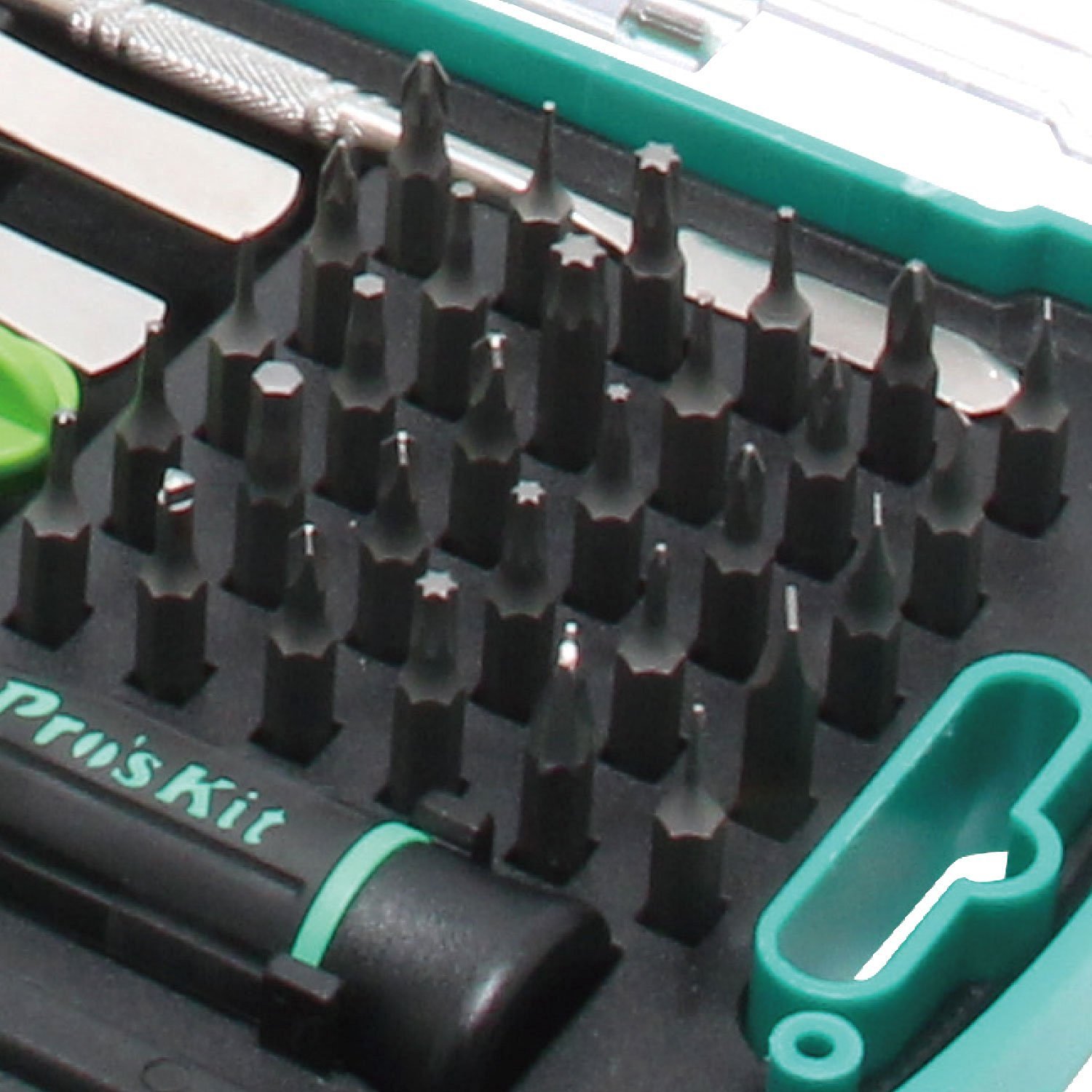 Pro's Kit SD-9326M Kit Destornilladores Precisión 30 Puntas y 10 Herramientas Reparación Electrónica Phillips Torx Pentalobe con Maletín