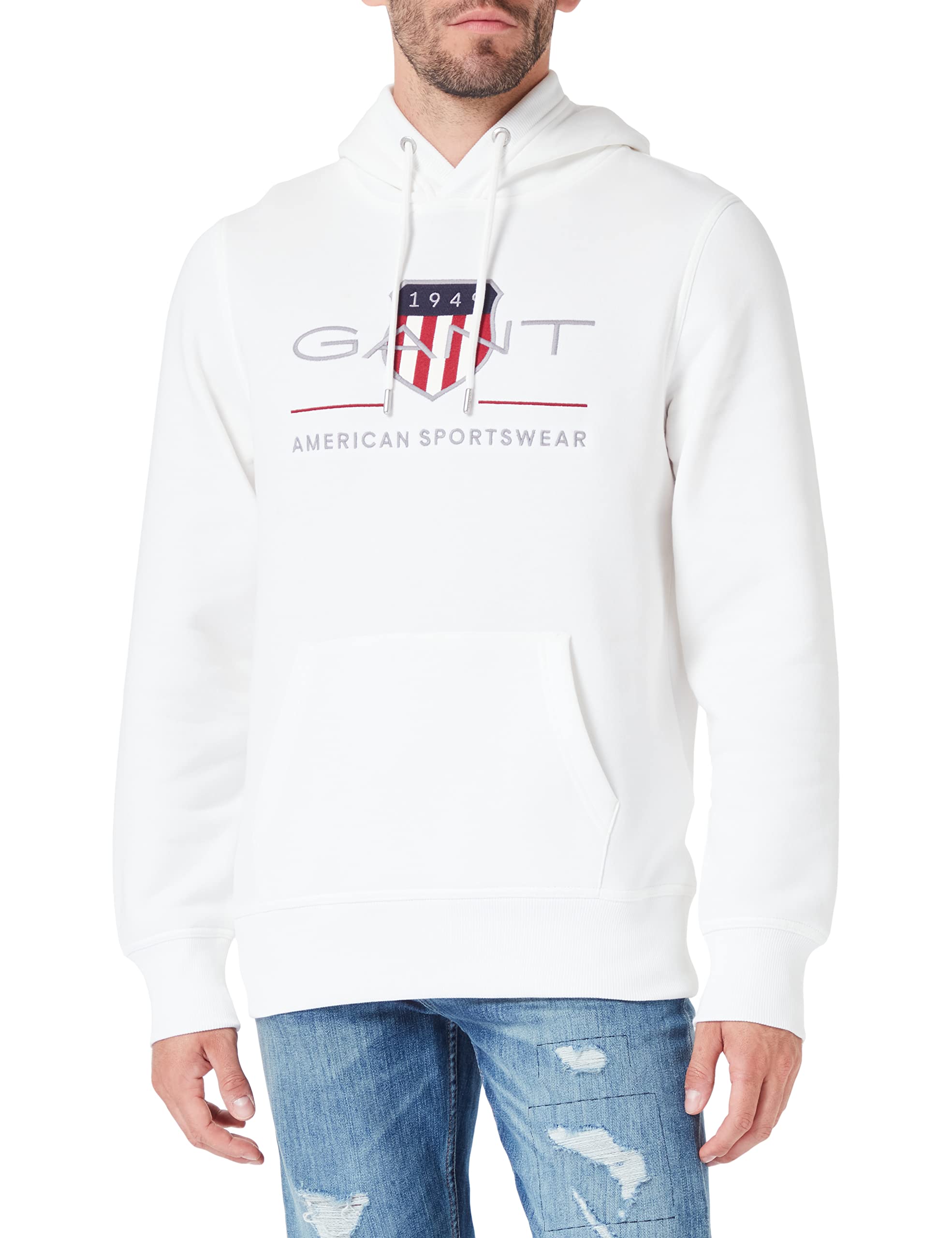 GANT Herren Reg Archive Shield Hoodie Kapuzenpullover