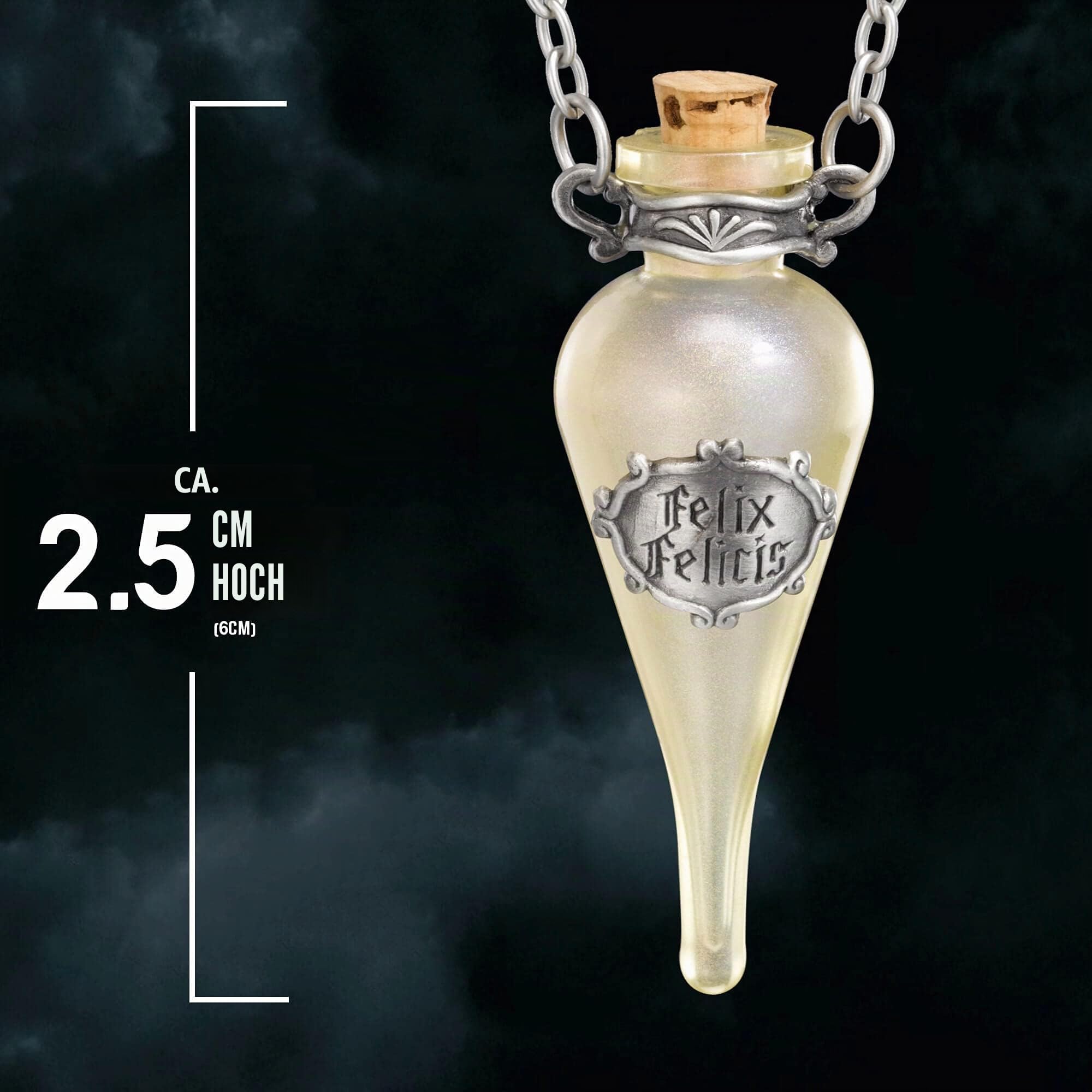 The Noble Collection Felix Felicis Pendant and Display