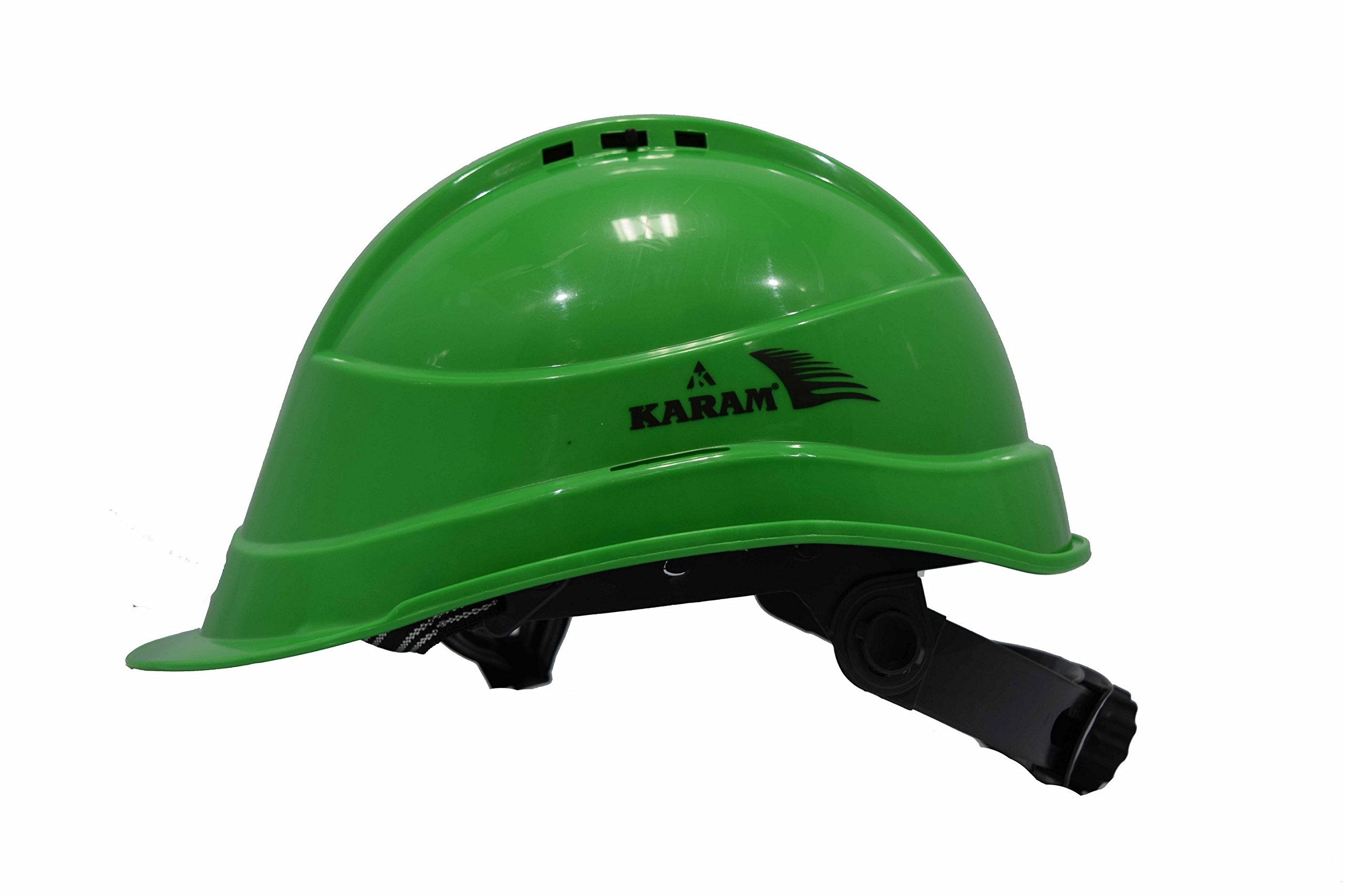 Karam Safety Helmet PN-542 SHELBLAST WITH PEAK HAVING PLASTIC CRADLE - Green (Pack of 2) (B079FHJFCR) Amazon Price History, Amazon Price Tracker