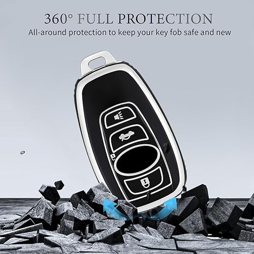Miniatura 5 de OFFCURVE Key Fob Cover for Subaru, Soft TPU Car Key Protective Case Cover for Subaru CrossTrek Ascent Forester Outback WRX Ascent BRZ Impreza Legacy