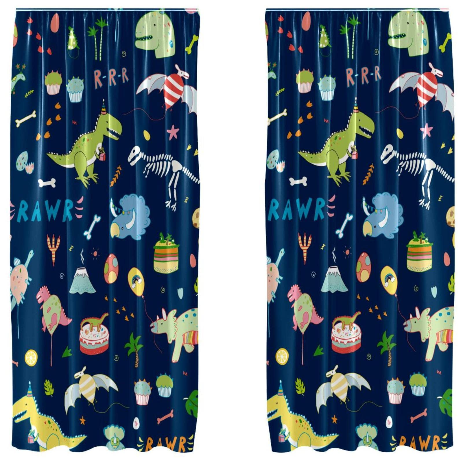 Paire de rideaux 139,7x213,4 cm anti-vis-à-vis pour espace de jeu