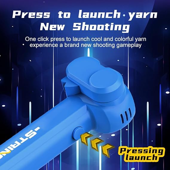 Lasso String Shooterm, Lasso String Shooter for Kids, Rope Launcher Propeller, Glow in The Dark Lasso, Game Shooter String Toy, Rope Shooting Toy Handheld Zip String Rope Launcher