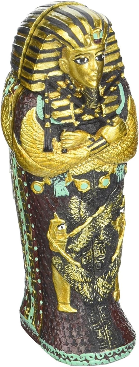 Sm. King Tut Coffin with Mummy Collectible Figurine