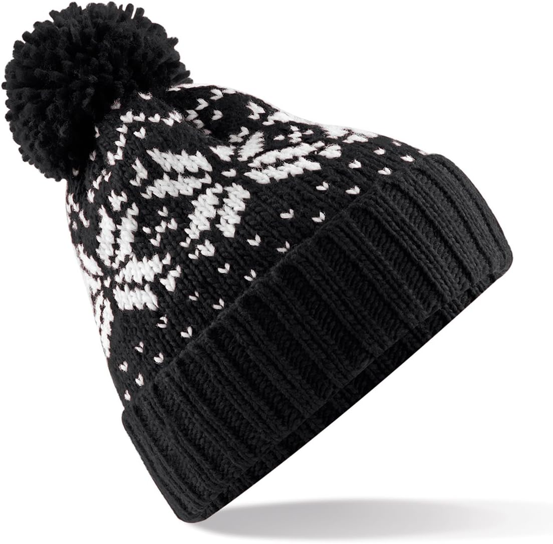 Beechfield B456 Fair Isle Snowstar® Beanie