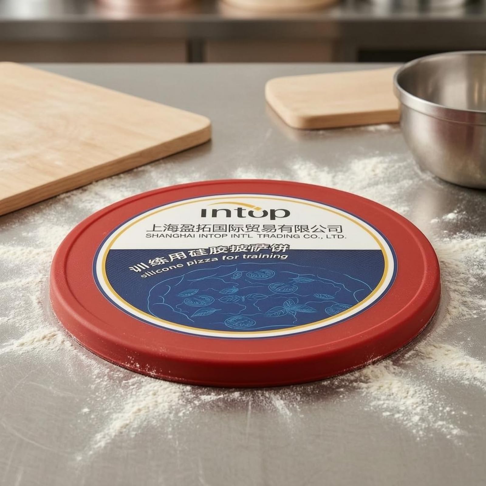 Disco Allenamento Pizza Accessorio Cucina Pratica Strumento Silicone Riutilizzabile Adatto per Esercitazione Pizzaioli Preparazione Domestica, Bianco