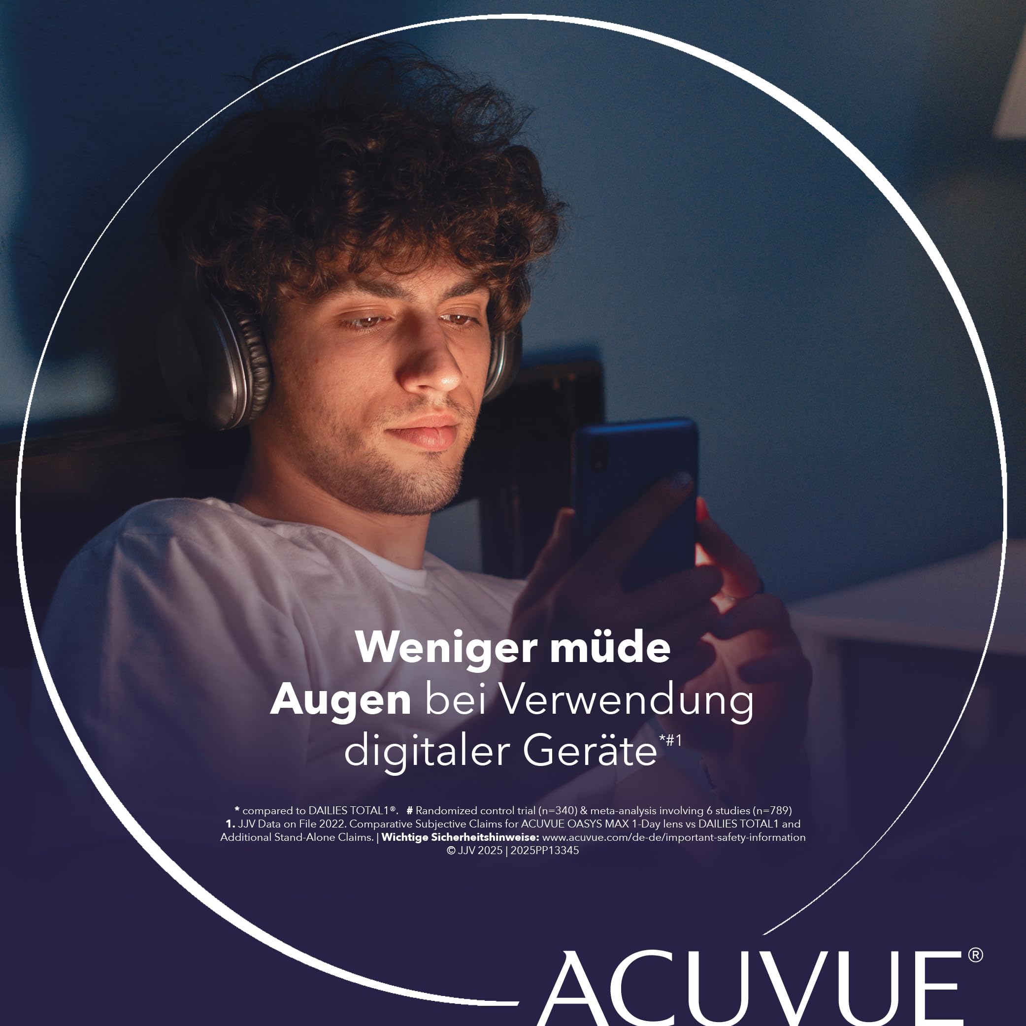 ACUVUE OASYS MAX 1-DAY FOR ASTIGMATISM – 30 Tageskontaktlinsen mit -1.00 dpt, Cyl -0.75, Ach 90 & BC 8.5