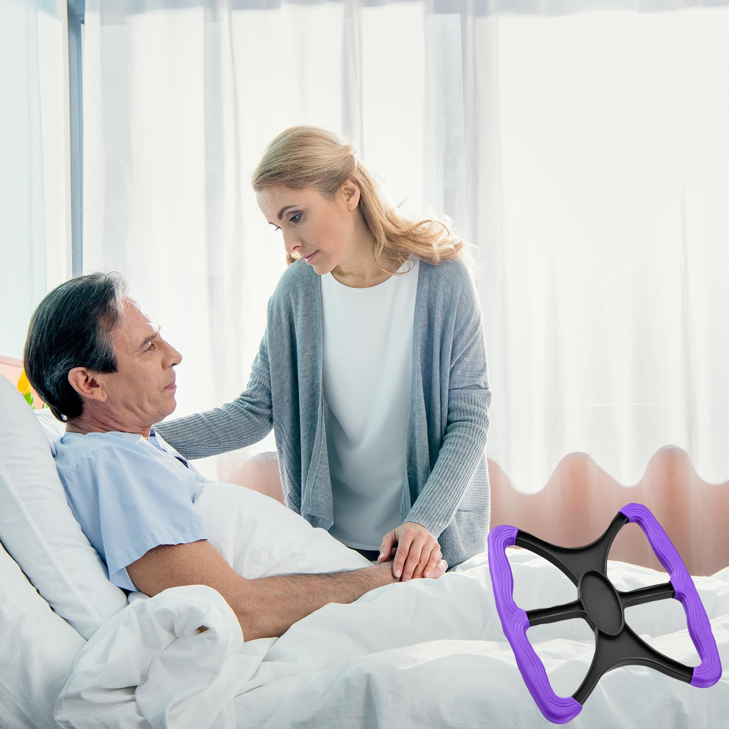 Liberty Lift - Ayuda de pie para personas mayores, dispositivos de asistencia de elevación para personas mayores, ayuda de movilidad diaria para la vida, 1 unidad, color morado
