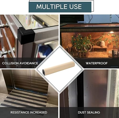 Miniatura 37 de NATGAI Esponja de neopreno con lámina de goma de espuma adhesiva de 1/4 pulgadas de grosor x 12 pulgadas de ancho x 54 pulgadas de largo, cortado a