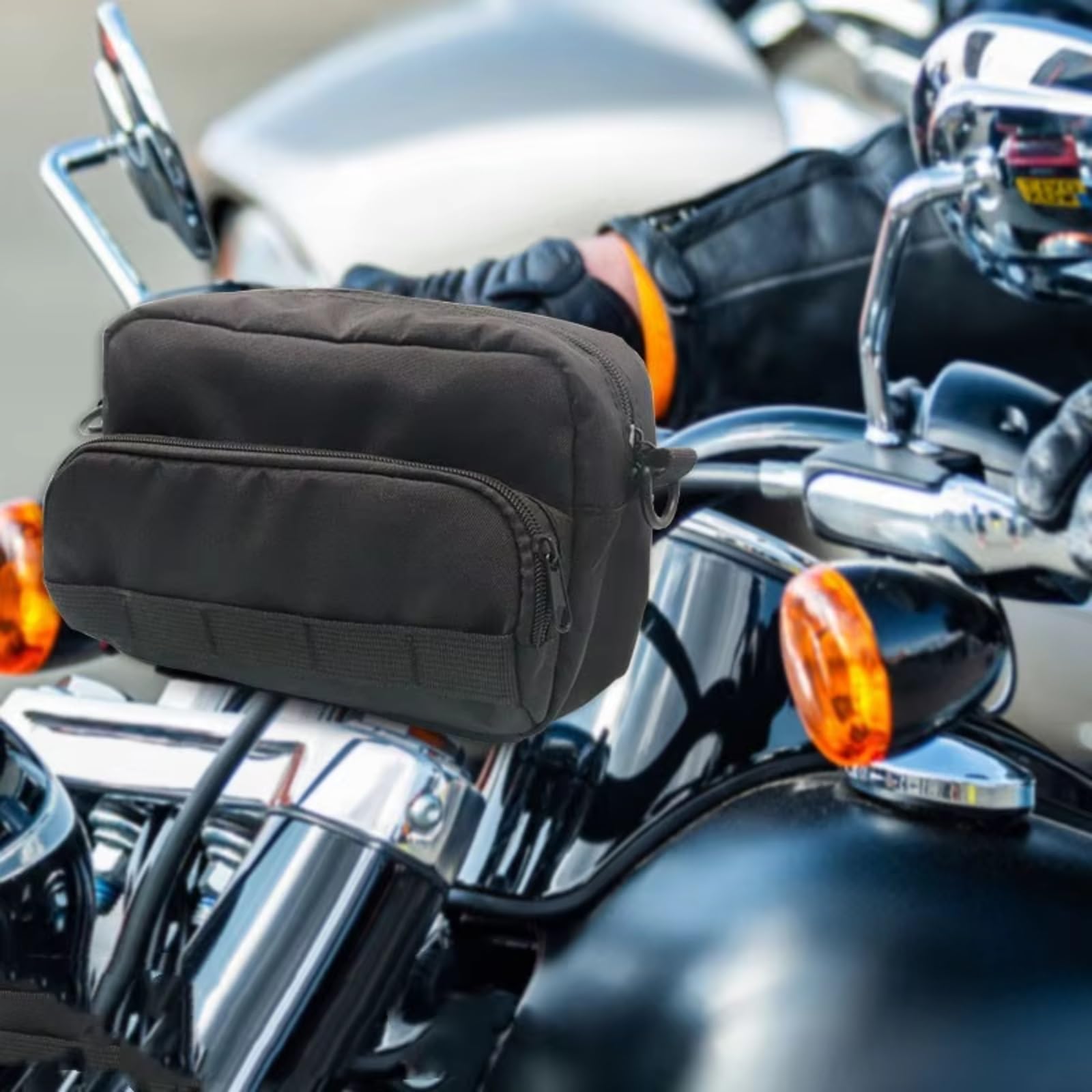 Compatibile Con Per R1250GS Per F800GS Per F700GS Dirt Moto Borsa Manubrio Barile Borse Multifunzione Stoccaggio Strumento Spalla Sacche Moto