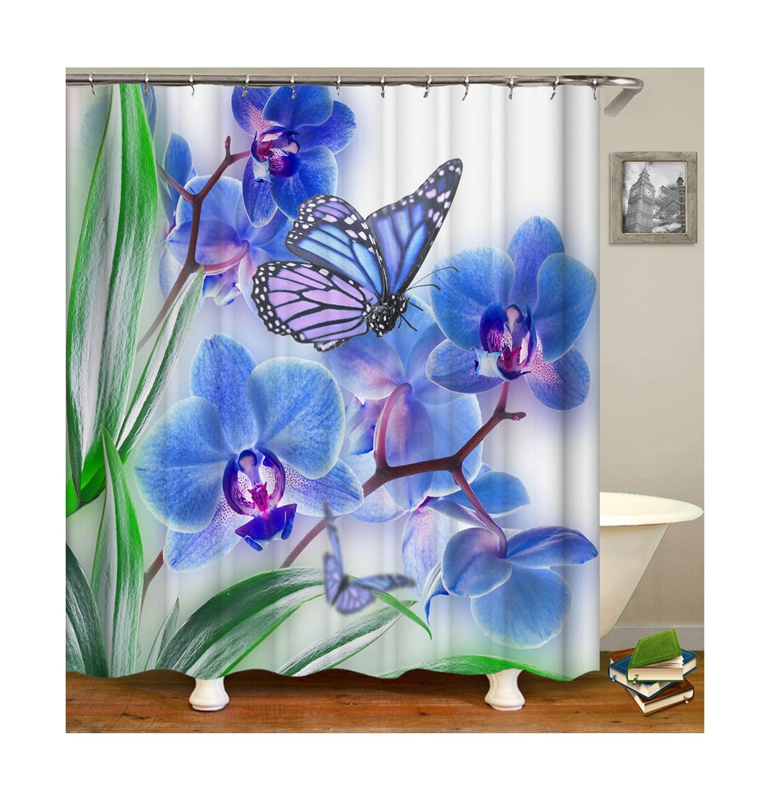 Rideau de douche anti-moisissure résolvant les problèmes d'humidité 120x180 cm