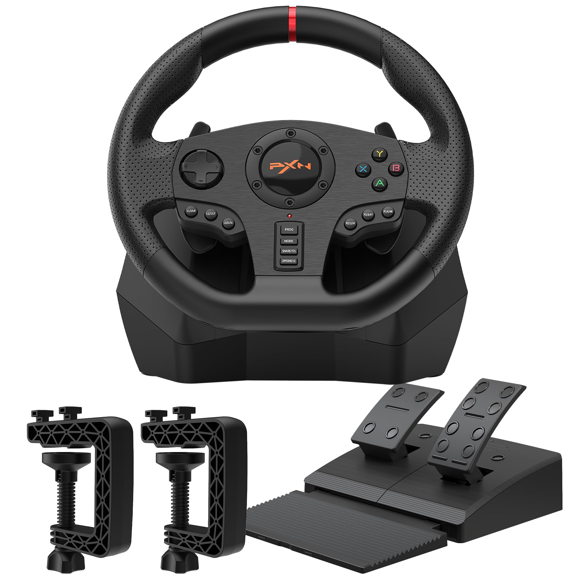 Y093☆PXN V900 PCレーシングホイール☆ Amazon.com: PXN V900 PC Racing Wheels - 270/900°Gaming Steering