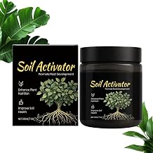 200g Soil Revitalizer Activator for House Plant Soils - Concentrated Soil Improver & Conditioner for Garden,Promotes Root Growth,Relieves Soil Compaction,Plant Fertilizer,Enhances Nutrient Uptake