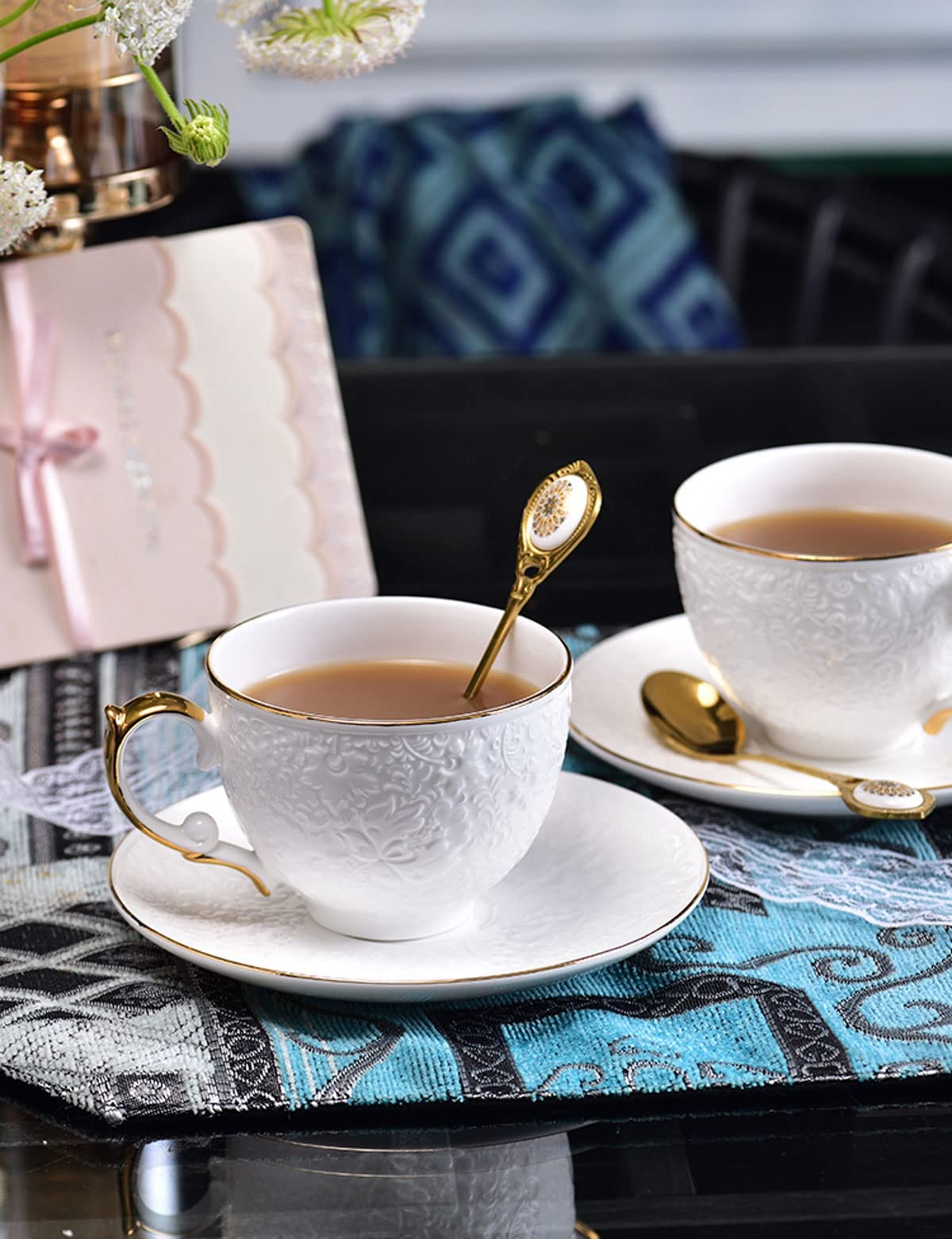 コーヒーカップ、ソーサー、湯のみ 全17点セット カップ&ソーサー コーヒー 2セット | mame_hakuji (豆白磁)