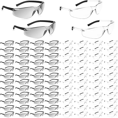 Anteojos de seguridad ANSI Z87.1 resistentes a los arañazos para mujeres y hombres, gafas de laboratorio para protección ocular
