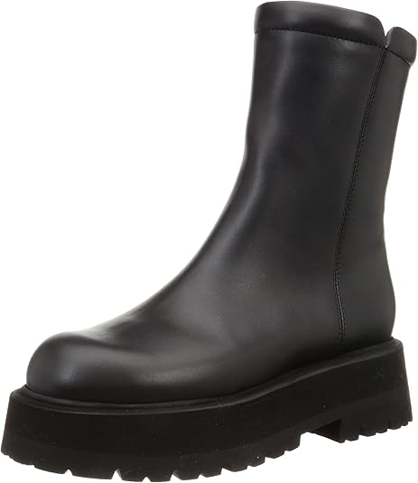 Amazon | [ペリーコ] ラウンドトゥ コマンドソール サイドジップ