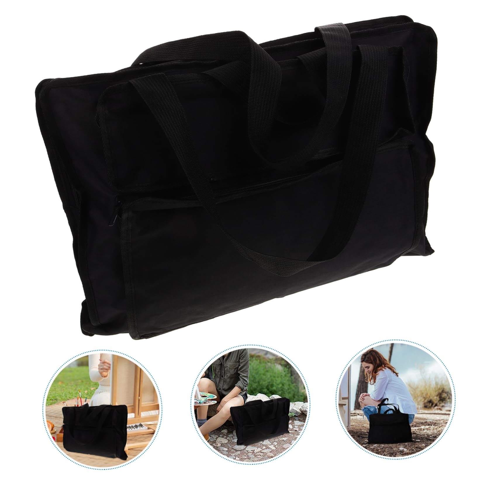 ARTIBETTER Art Portfolio Bag Large Storage Case for Drawing Board Art Supplies and Documents Durable Lightweight Sketching Backpack