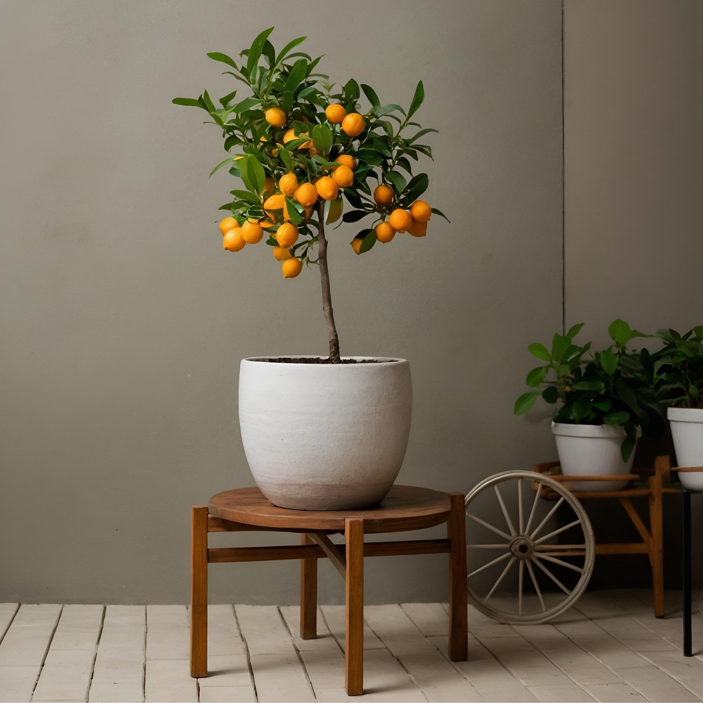 Plant in a Box - Citrus Calamondin - Kalamondyna - Drzewko cytrusowe - Doniczka 19cm - Wysokość 55-65cm