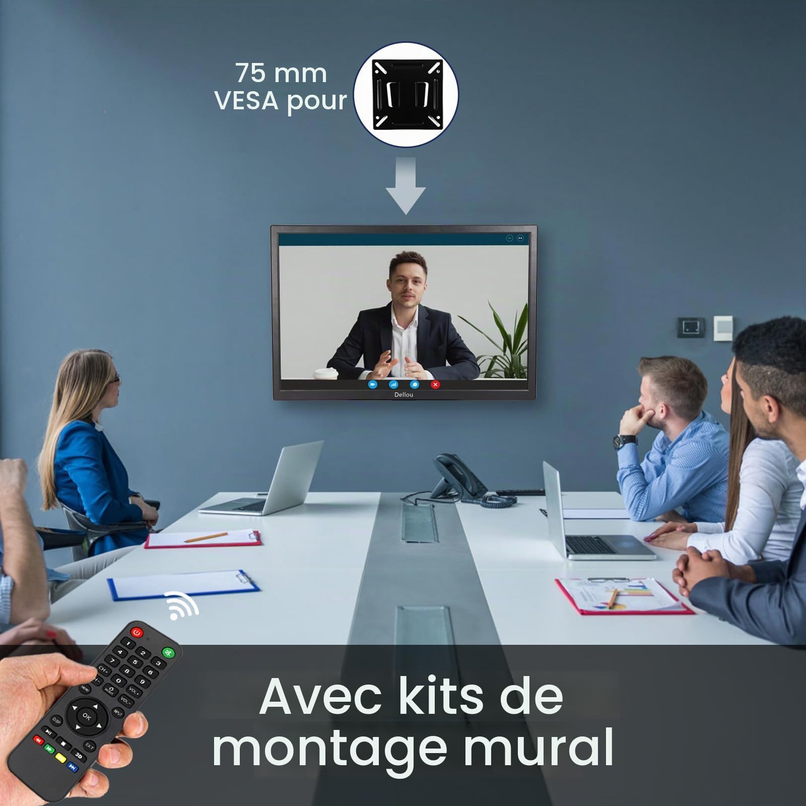 19 Pouces Tactile Moniteur de Surveillance sécurité CCTV caméra écran