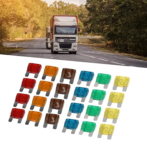 Miniatura 4 de Juego surtido de fusibles automotrices de 24 piezas, 20A, 30A, 40A, 50A, 60A, 70A, con caja de almacenamiento para marina, RV, cámper, barco