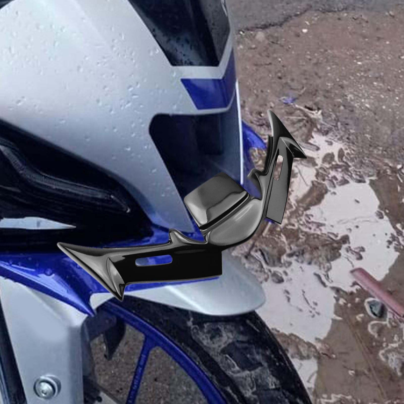 Paravento per moto, parafango fisso, spoiler anteriore per moto, la scelta ideale per i ciclisti che cercano di ottimizzare la maneggevolezza e l'aspetto della propria moto.