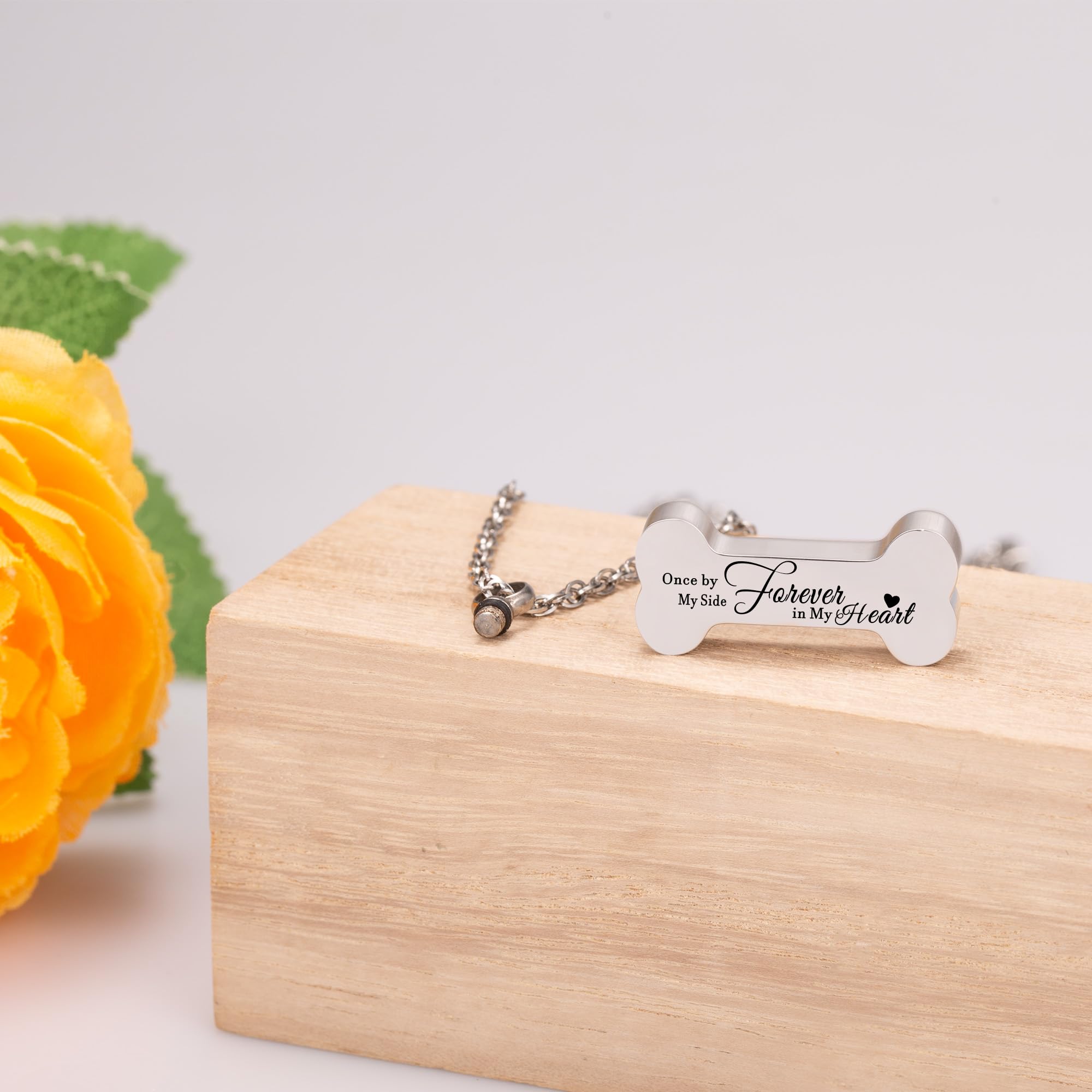 Gredstar Bone Urn Necklace for Ashes for Dog Cat's Ashes - Image 3