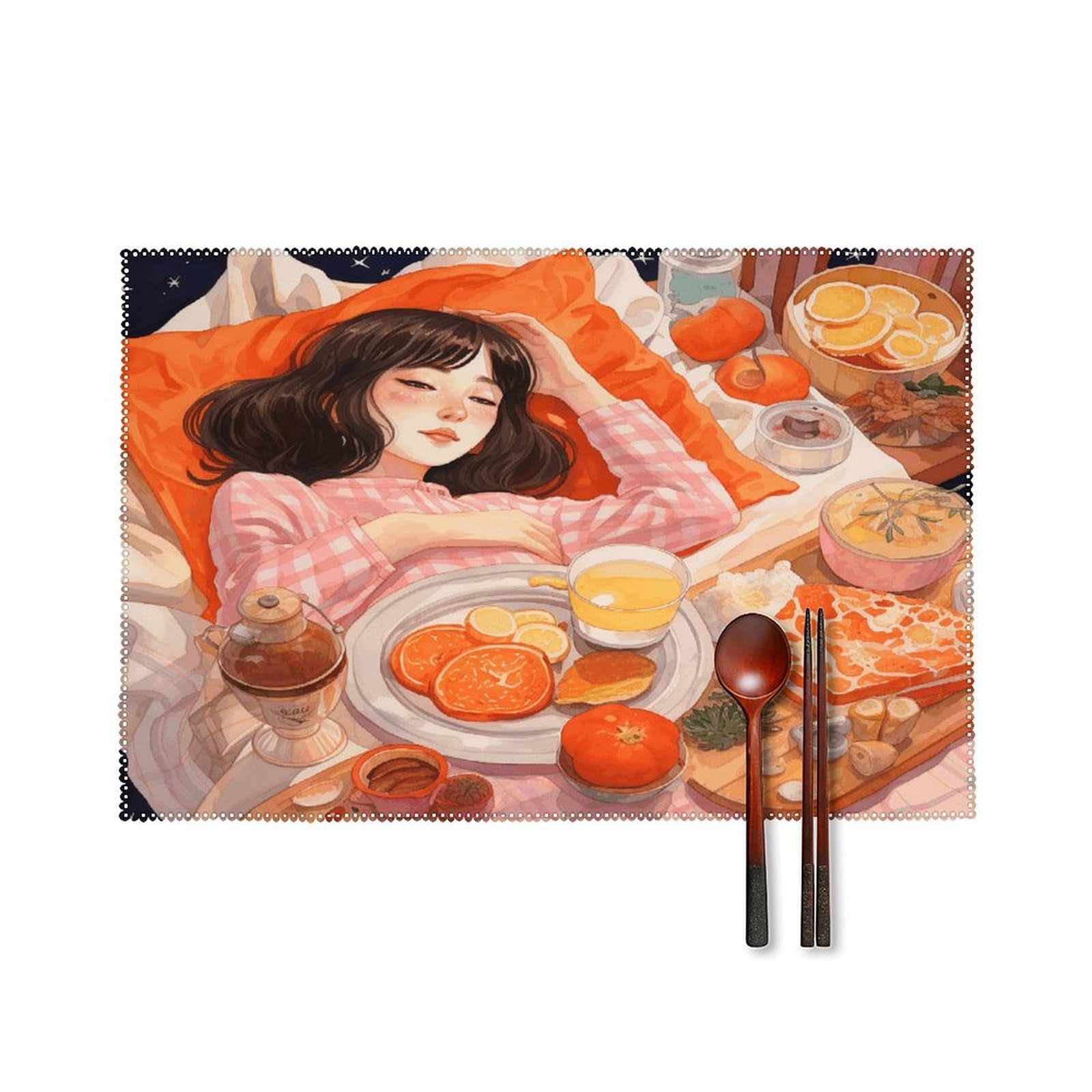 Fodpand Style Eating In A Dream Placemats Set Of 4 Place Mats Table Mats