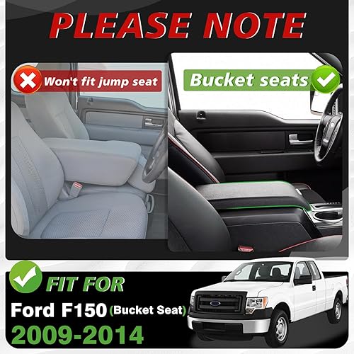 Miniatura 198 de Muslogy Funda de consola central compatible con Honda Pilot 2023 2024 2025, 2024 2025 2026 Ridgeline/Passport Accesorios para apoyabrazos, tapa