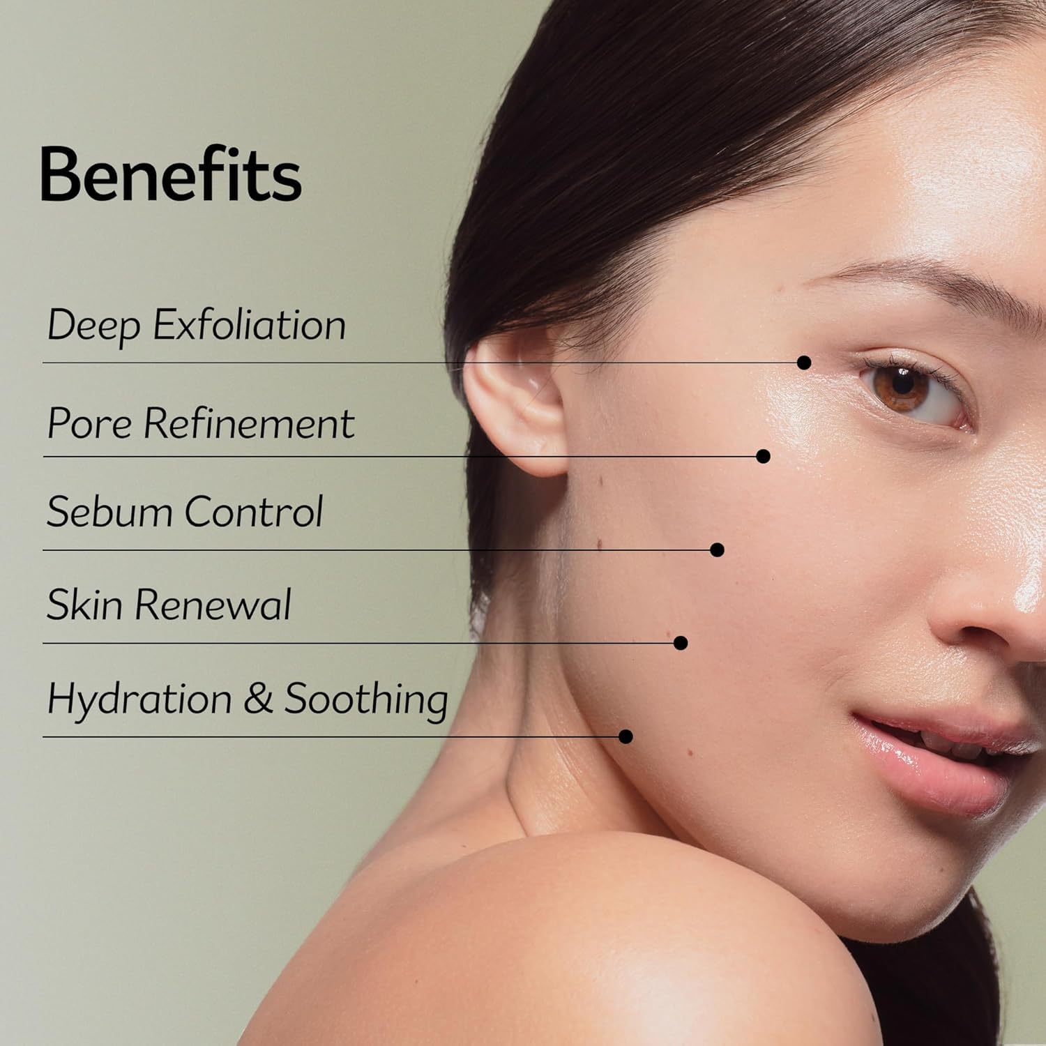 PESTLO Spicule Reborn Exfoliating Peeling Mask for Korean Glass Skin – Natural Marine Spicules, Green Tea & Wormwood for Gentle Exfoliation, Pore Care, Hydration & Radiant Skin, 4.23 oz (120ml) - Image 4