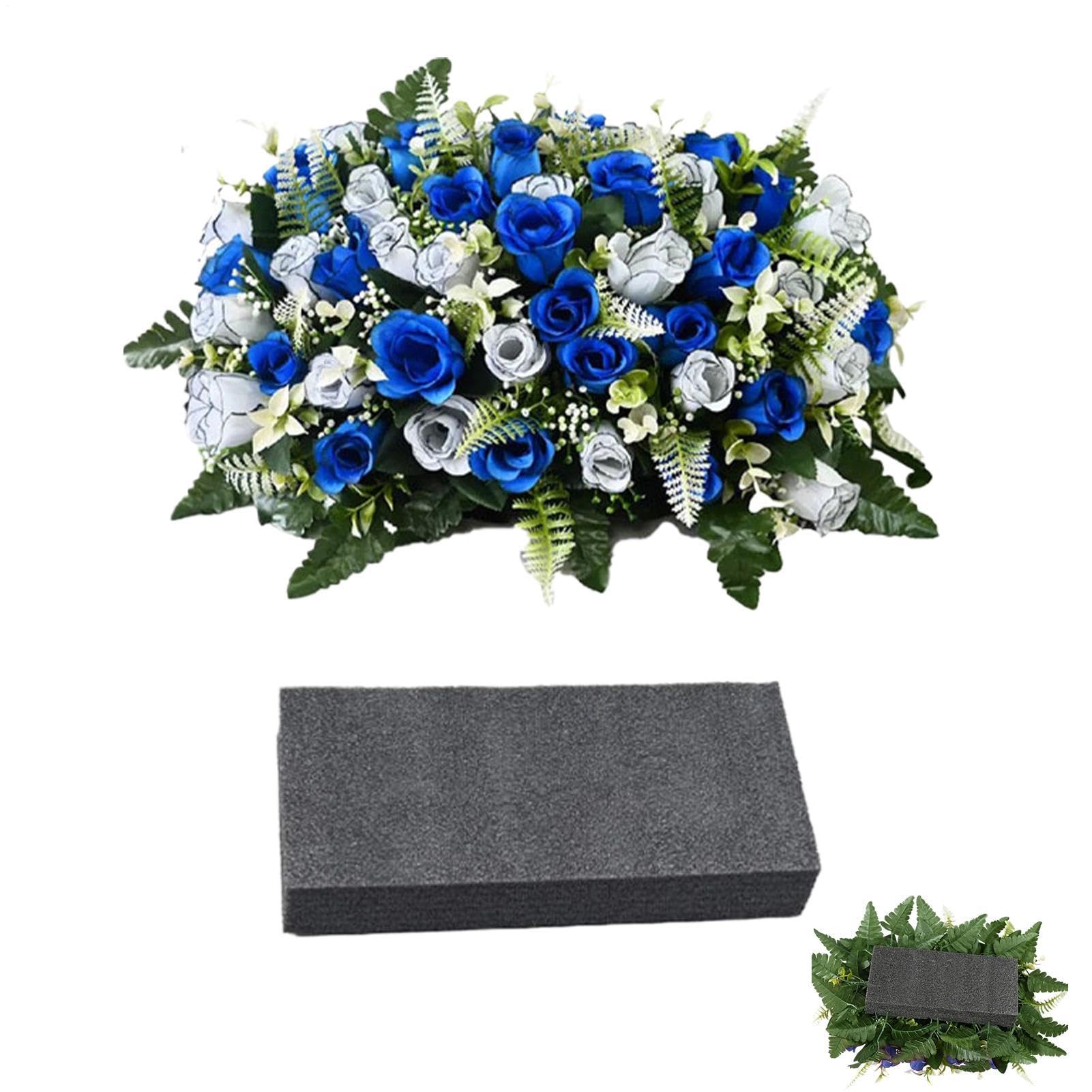 Générique Fleurs artificielles pour cimetière Roses artificielles mémorial