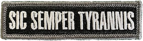 Gadsden and Culpeper Tactical Sic Semper Tyrannis Subdued Patch