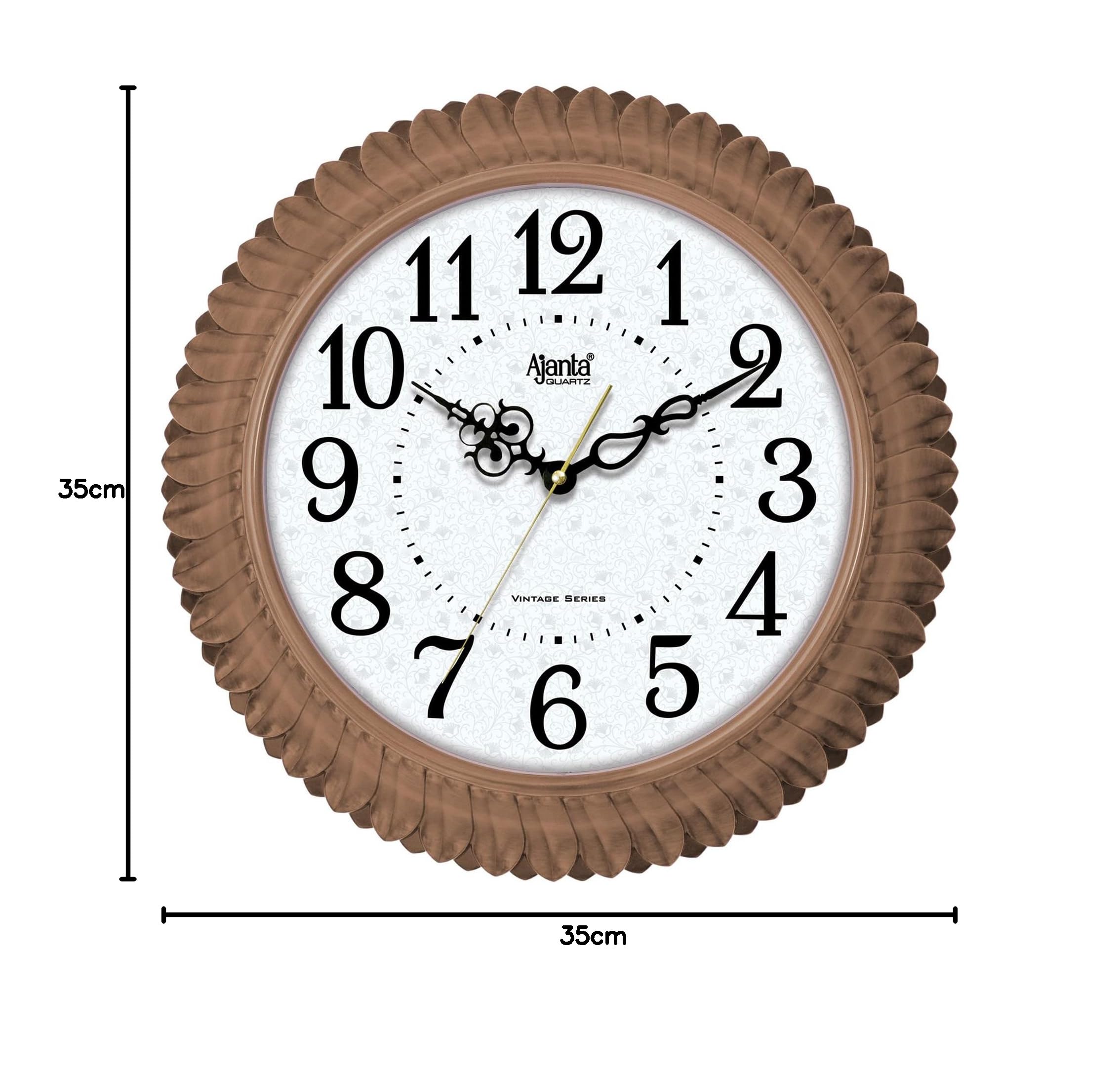 Buy Ajanta Real Silent Sweep Movement Designer Clock Wall Clock