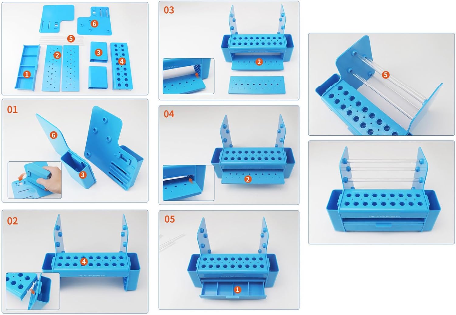 Desktop Screwdriver Organizer, Screwdriver Storage Rack Multifunctional Large Capacity Plastic Storage Box Desktop Phone Repair Screwdriver Tweezers Holder Phone Parts Organizer