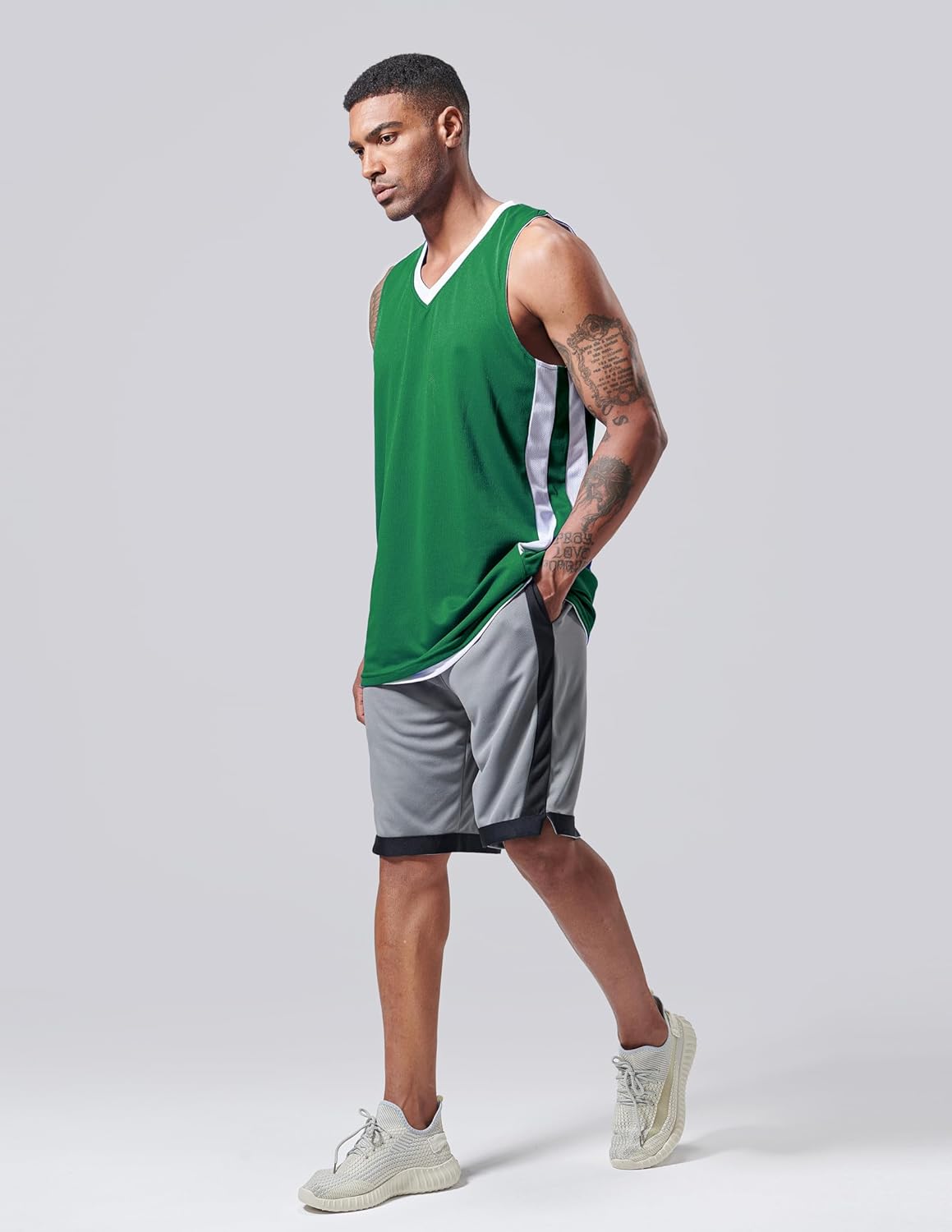 Liberty Imports Reversible Men's Mesh Athletic Basketball Jersey Single for Team Scrimmage - Image 3