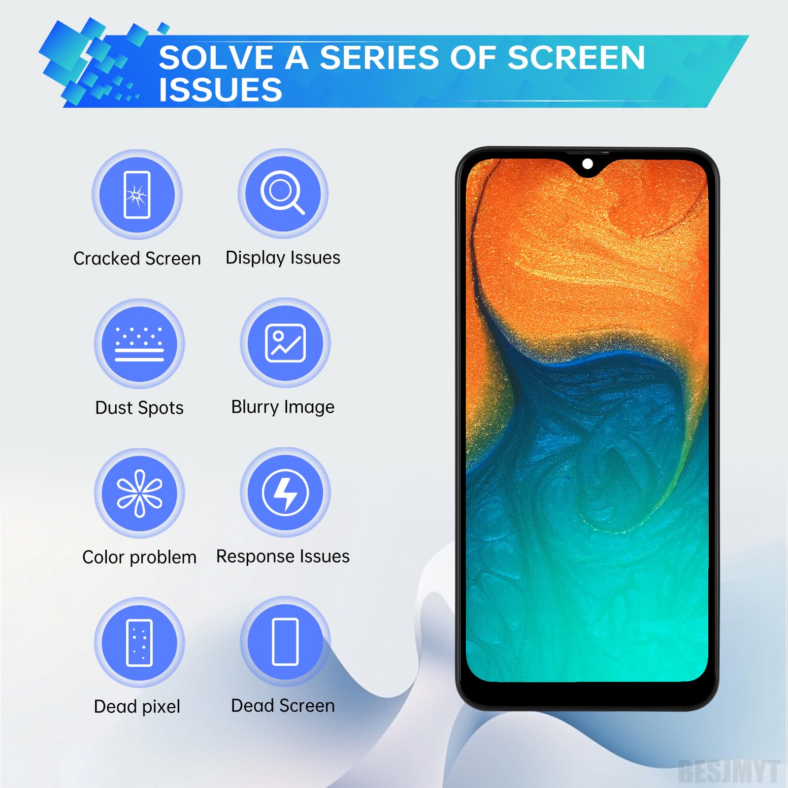 Amazon.com: BESJMYT for Samsung Galaxy A20 Screen Replacement with