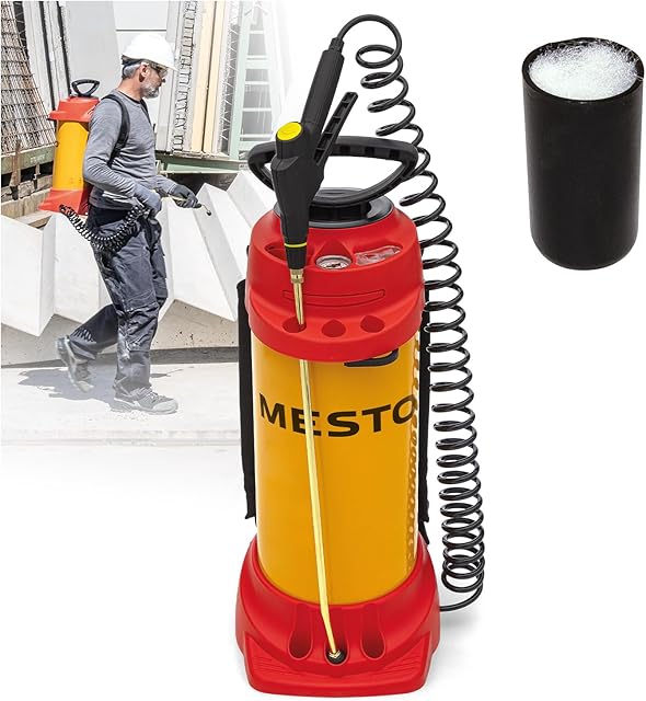 Mesto MESTO FERROX PLUS 10 Hochdrucksprühgerät 10L SET inkl. MESTO Köcher | Drucksprüher 6 Bar | Pumpsprühflasche für Bauchemikalien | Drucksprühflasche Industrie | Ölsprüher | Pumpsprüher | Flachstrahldüse — Sprühgeräte