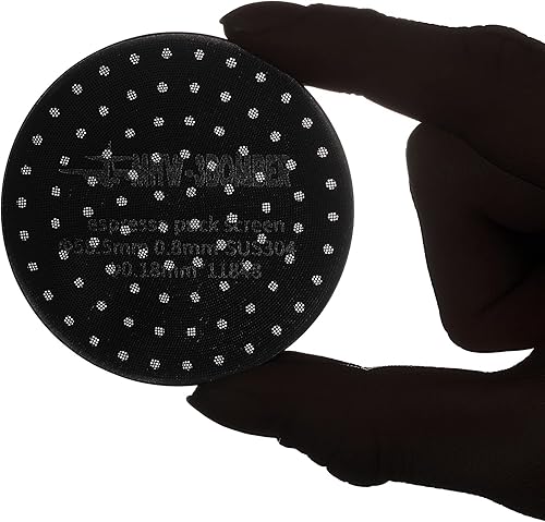 Miniatura 6 de MHW-3BOMBER Pantalla de disco de espresso de 2.008 in, 2 paquetes de filtro de café de metal, filtros de espresso reutilizables para cesta