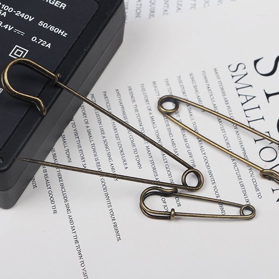 新品フランス製 ストール ピン 大きな 安全ピン ニットピン mina ミナ 新品フランス製 ストール ピン 大きな 安全ピン ニットピン mina