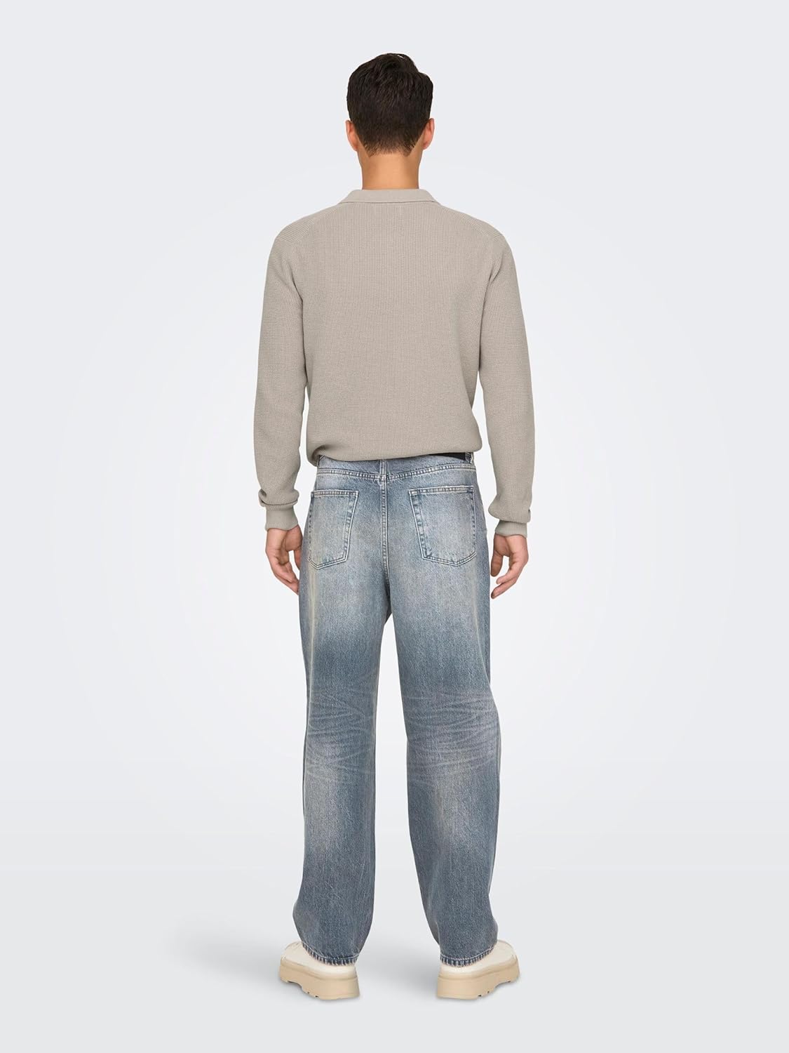 Onsfade Loose Sbg 2218 Tai DNM Noos, Special Blue Grey Denim, 28W / 34L