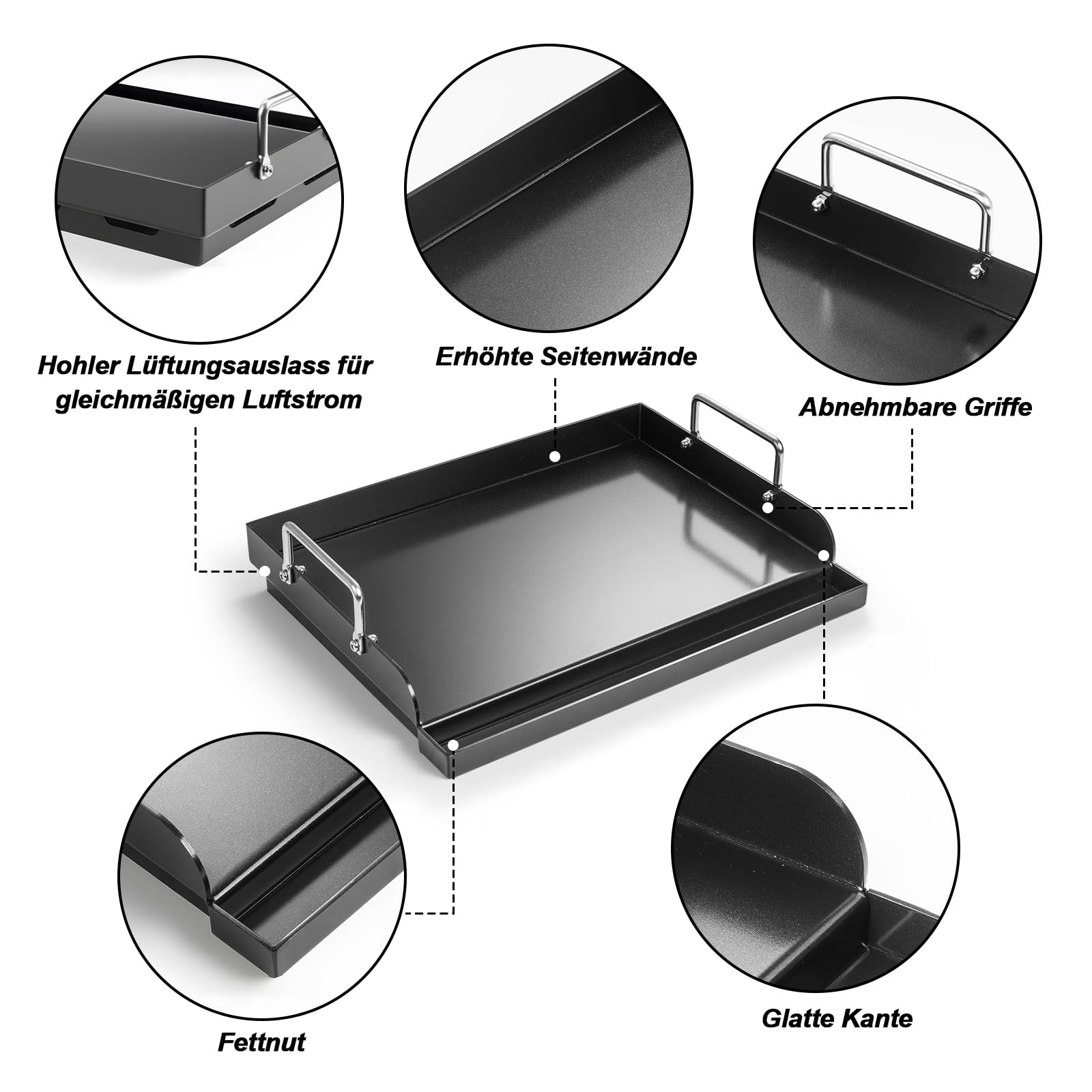 Griglia universale per barbecue Plancha