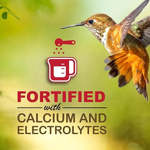 Miniatura 6 de Paquete de 2 néctar de colibrí, (8.4 onzas), listo para usar, fabricado en los Estados Unidos, prolonga la vida útil del néctar para comederos de