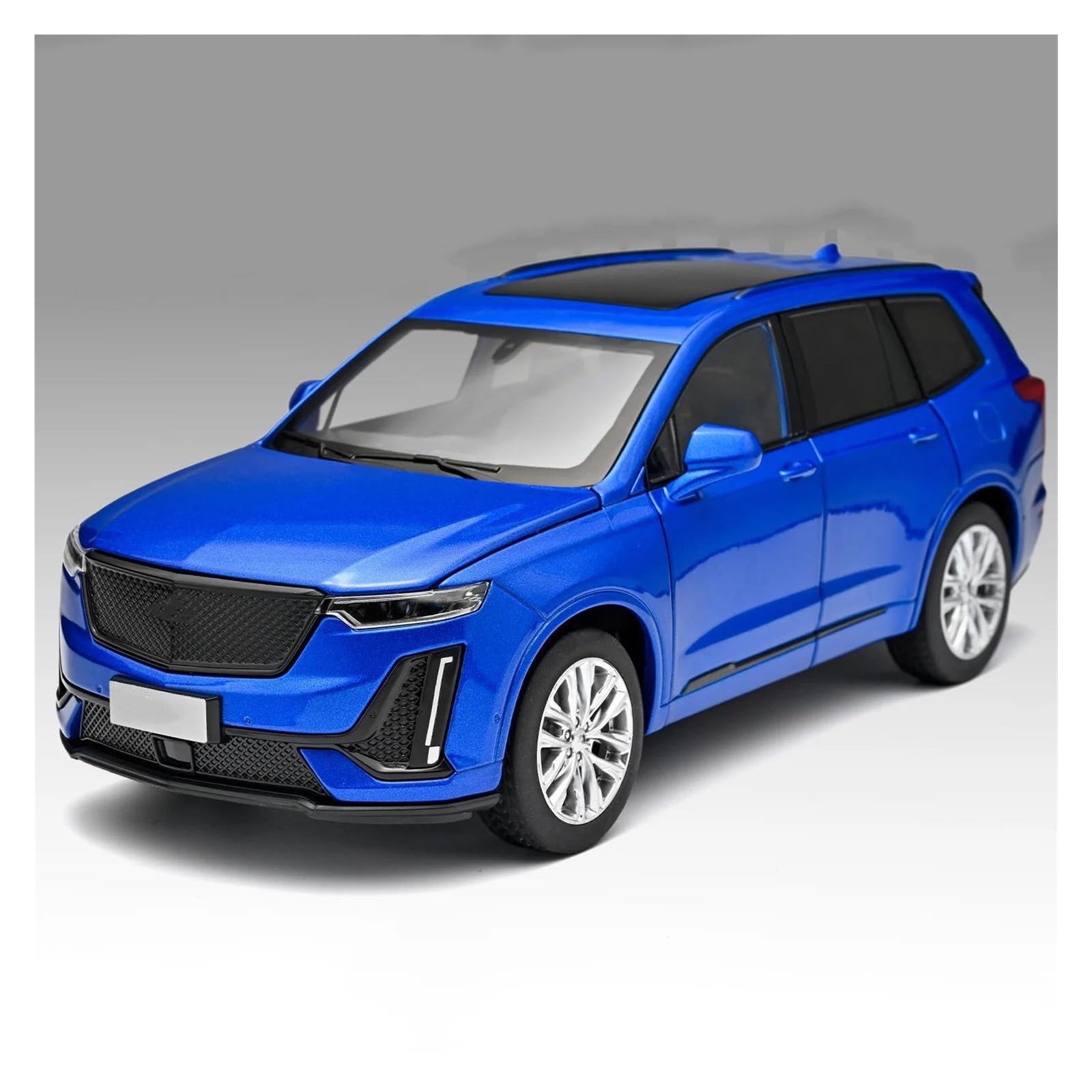 Btwodian Blue Scale Model Car For Cadillac Xt6 2023 Diecast Model Car