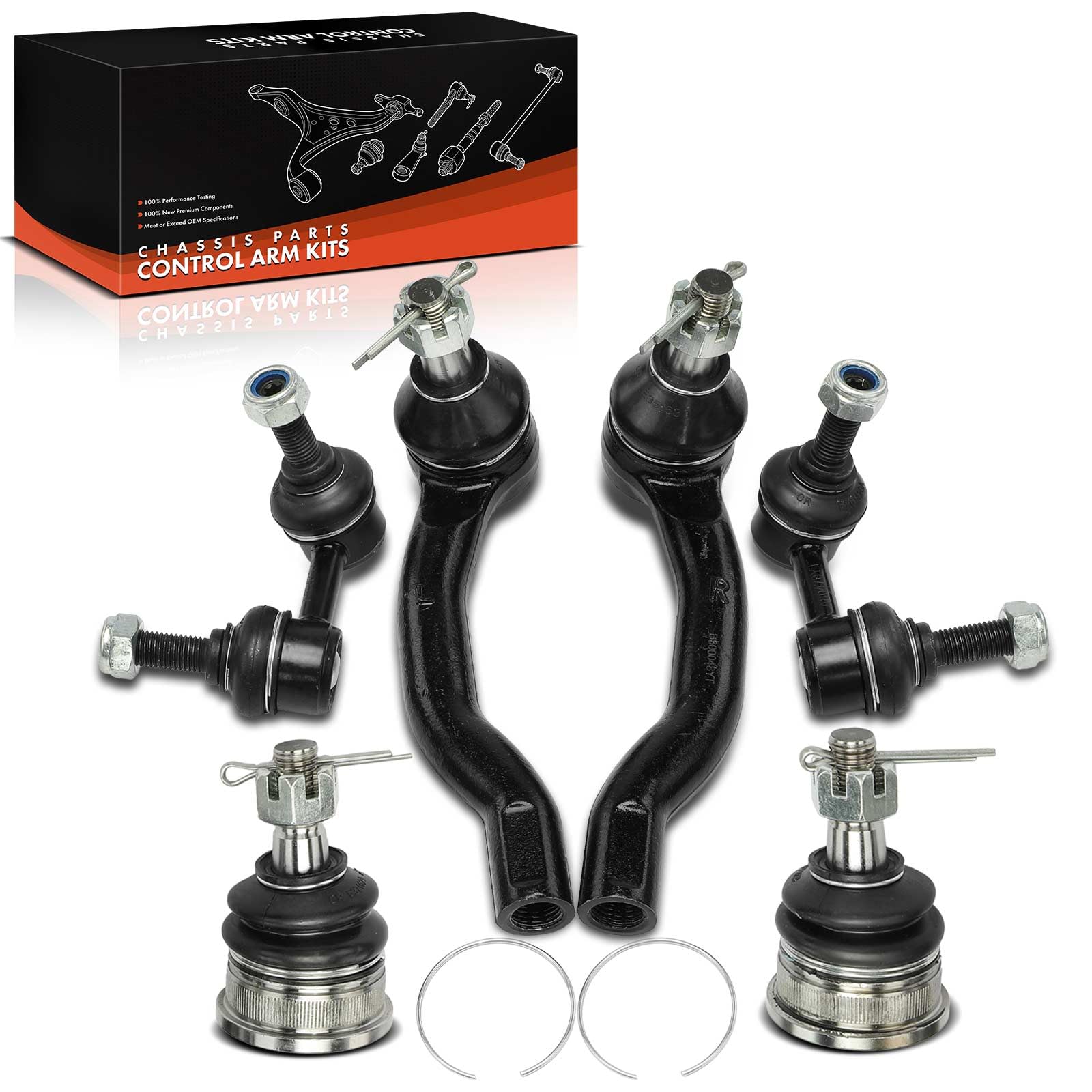 Frankberg Rotule + biellette de barre stabilisatrice + extrémité de | 4242082Z00; Compatible avec: Pathfinder III R51, NP300 Navara D40, Fourgonnette Pathfinder III R51