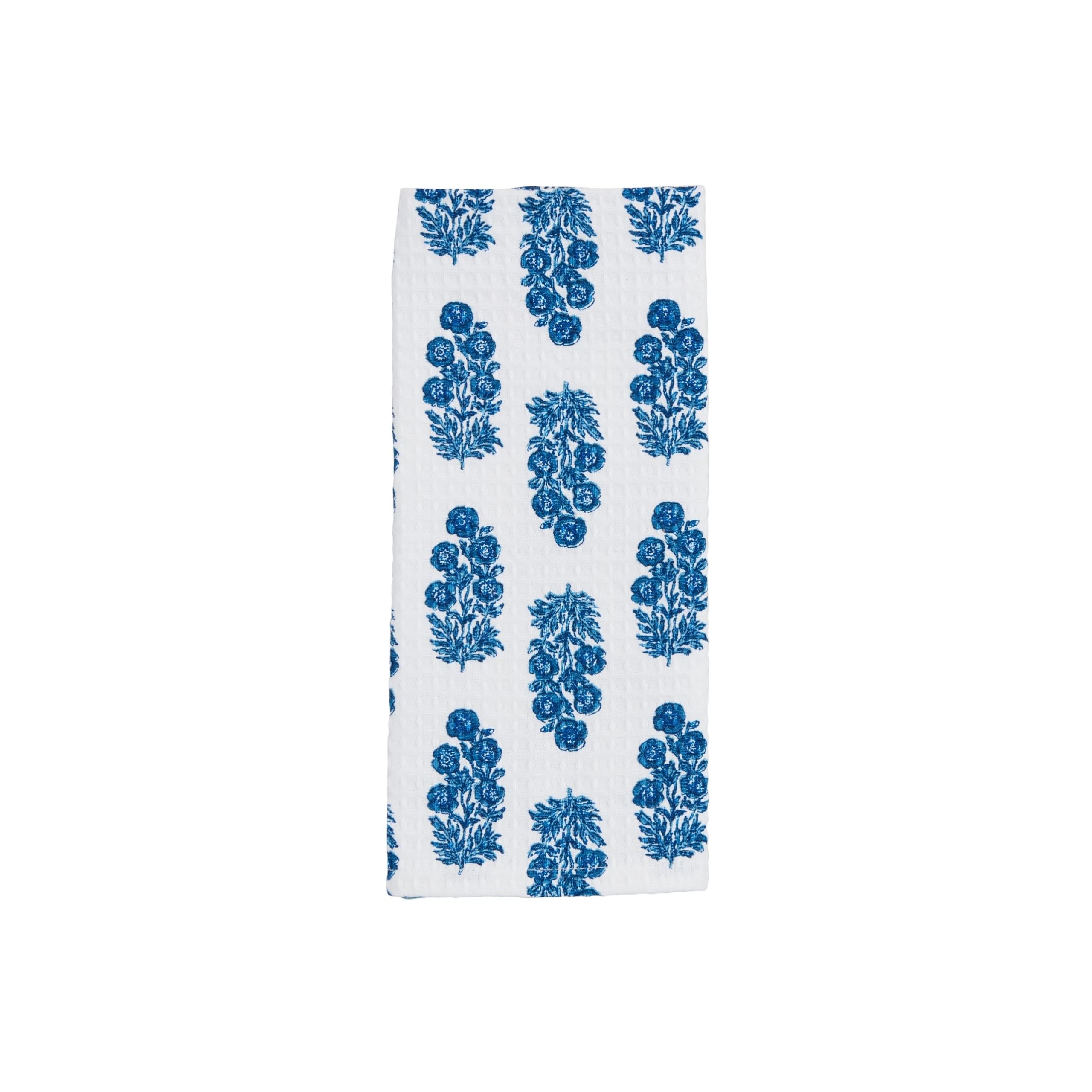 Serviette Dianthus Bleu Mud Pie essuie-mains absorbant anti-peluche