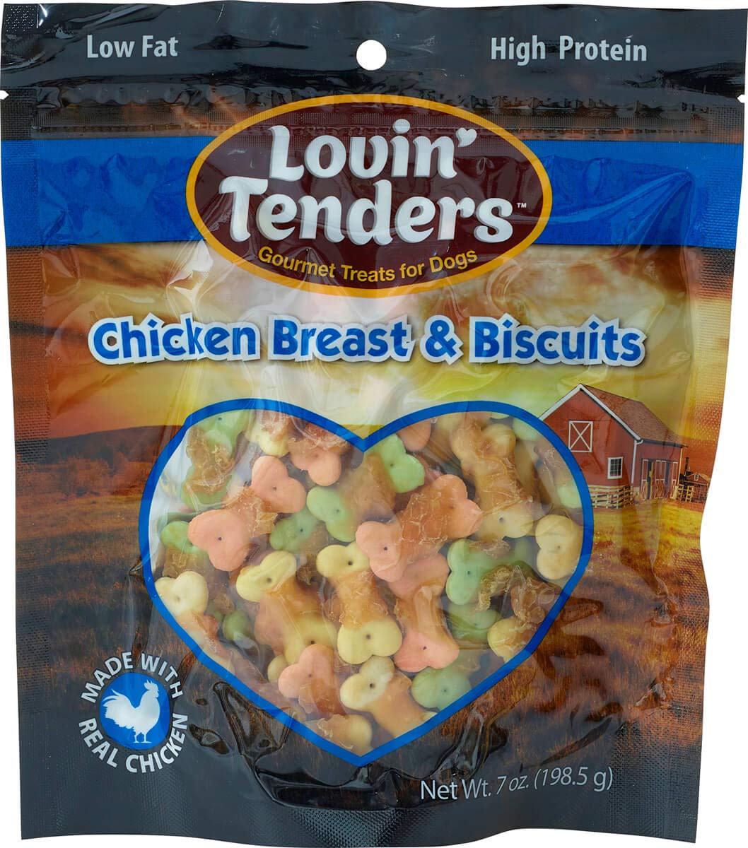 Lovin’ Tenders Rawhide Rolls For Dogs – Stuffed With Chicken, Duck, Liver & Sweet Potato, 20 Rolls (2 Packs)