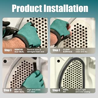 339956 WP339956 Dryer Lint Screen Foam Housing Seal for Whirlpool Kenmore