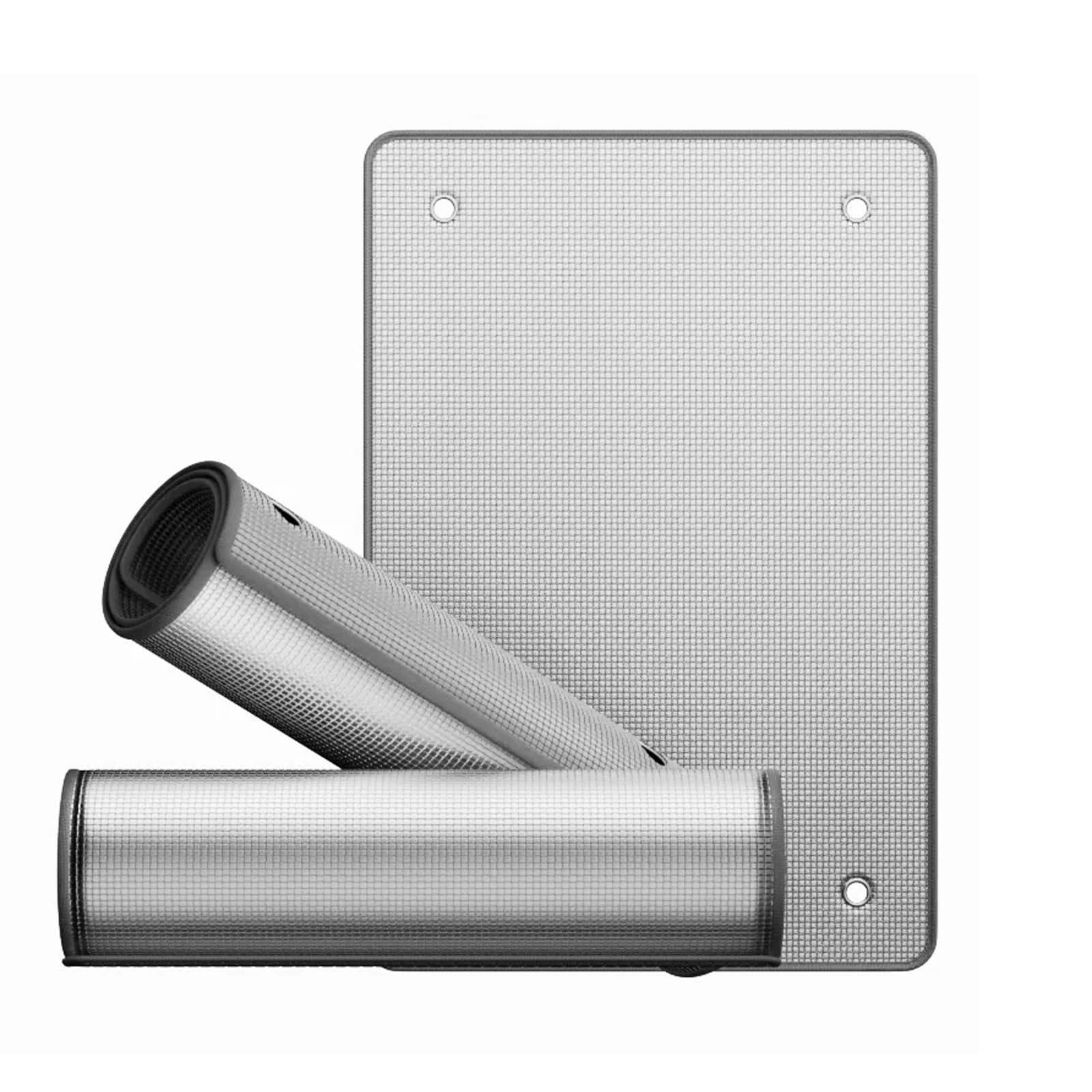 Reusable Aluminum Foil Silver Heat Reflective Window Film Privacy film (90x200cm)