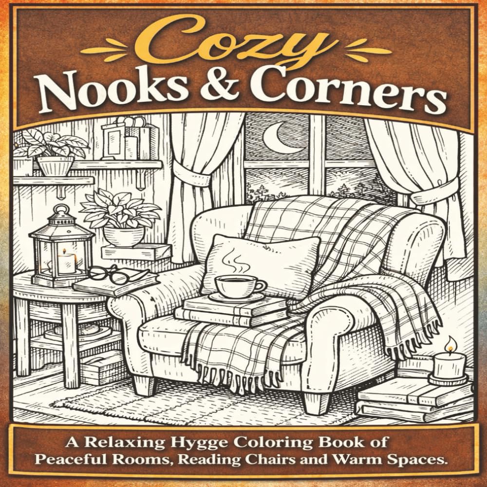 Cosy Nooks & Corners, Coloring Book: By Fairy Tale Finds
