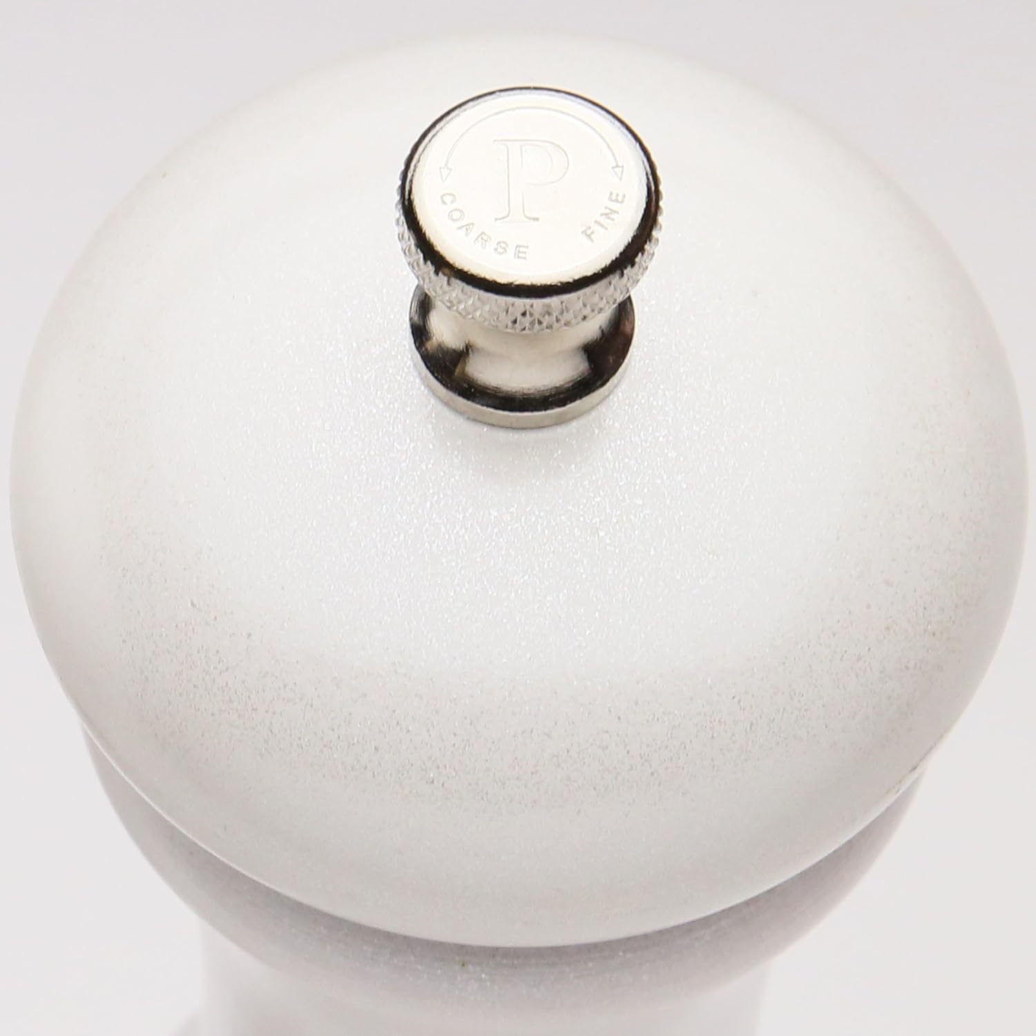 Chef Specialties Elegance Pepper Mill Salt Shaker Set Pearl Metallic