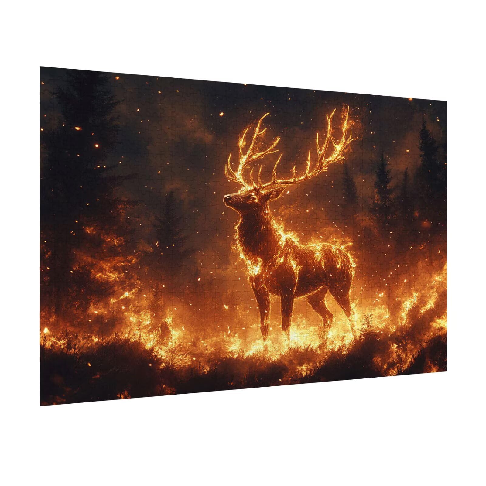 Puzzle 1500 sztuk jelenia puzzle dla dorosłych, gra edukacyjna, n-428